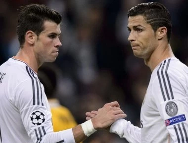 Η «ψυχρή» αντίδραση του Μπέιλ στο γκολ του Ρονάλντο (φωτο)